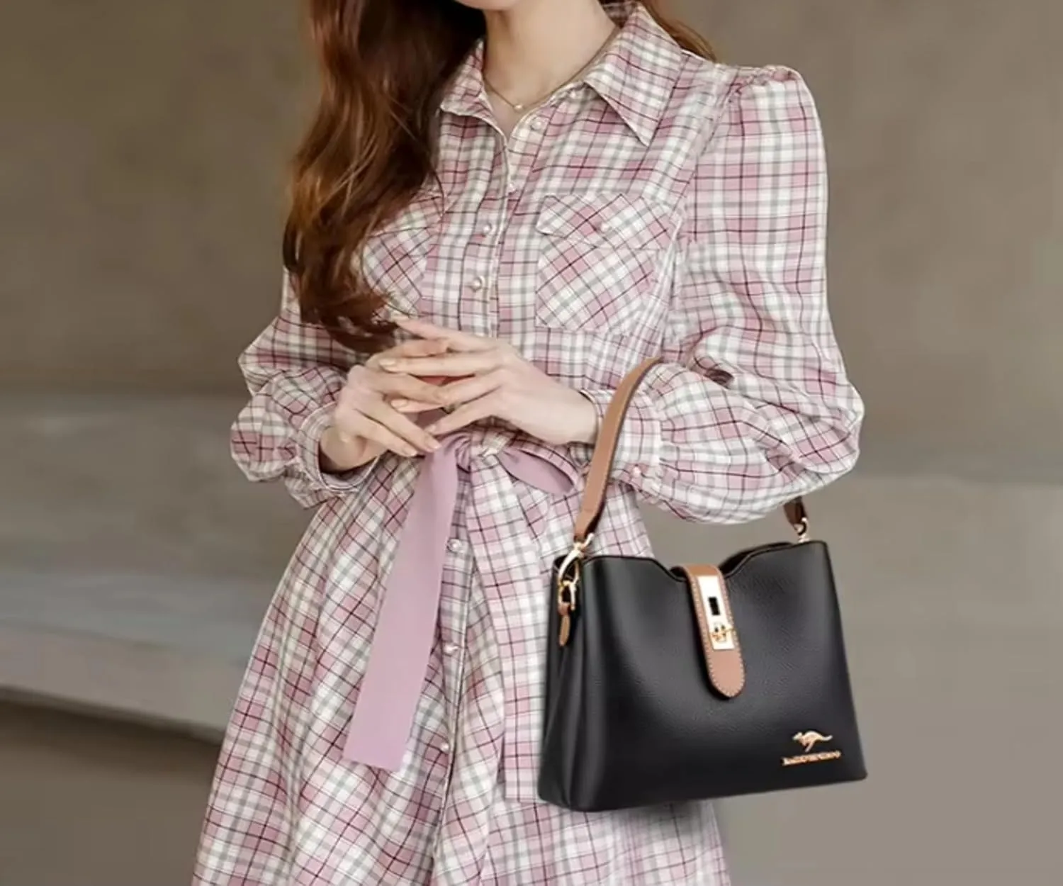 Quality Leather Bucket Bags For Women - Modern Hobo Purses Small And Large