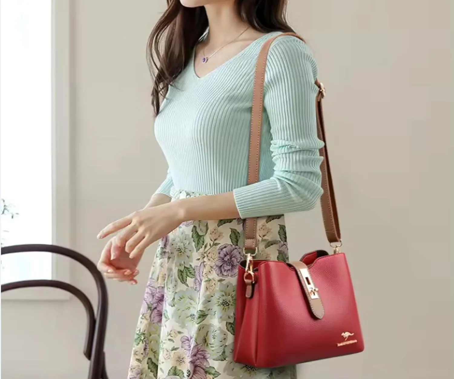 Quality Leather Bucket Bags For Women - Modern Hobo Purses Small And Large