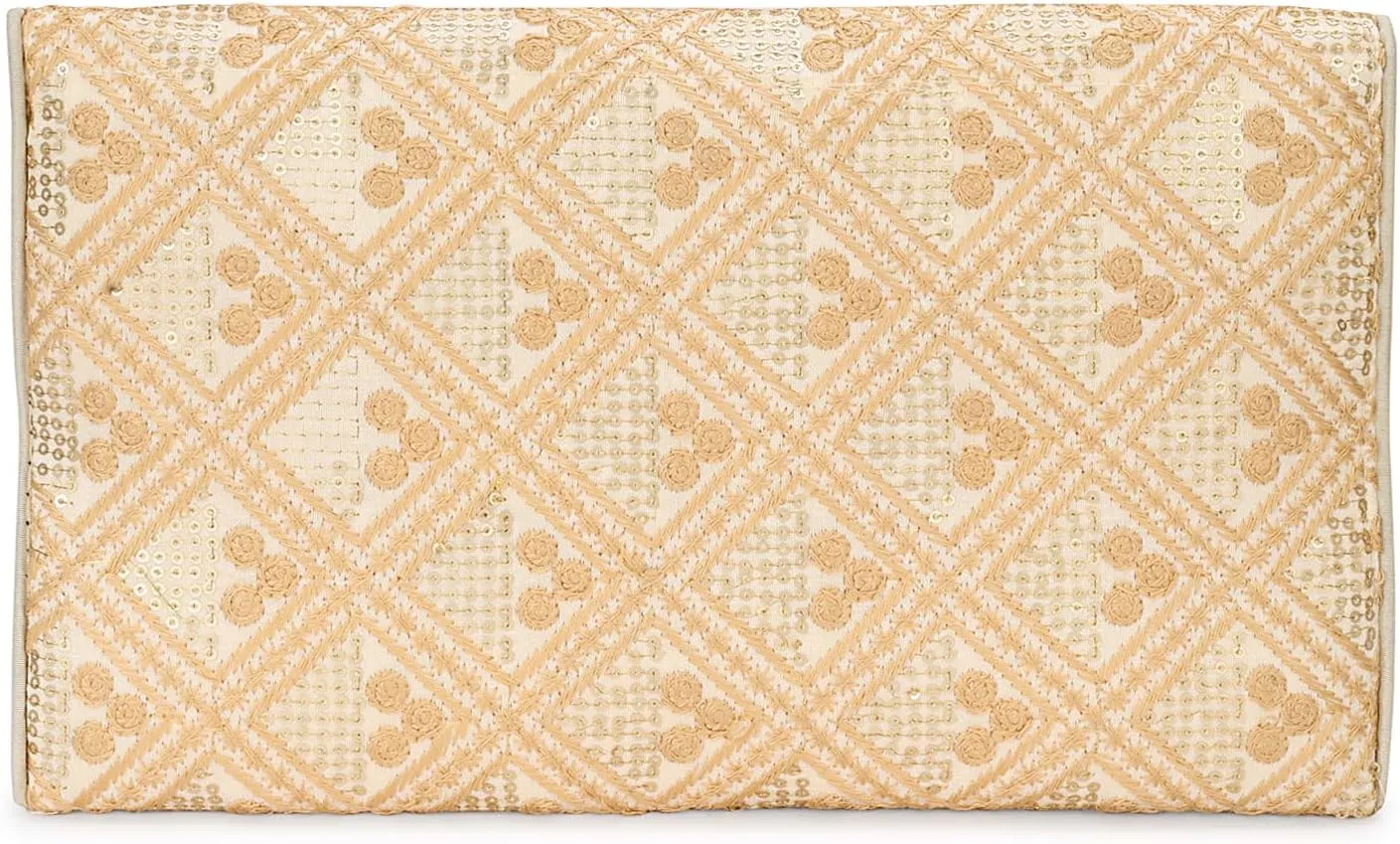 Rajasthani Indian Art Sling Bag Foldover Clutch Purse For Women, Indian Handcrafted Foldover Sling Clutch