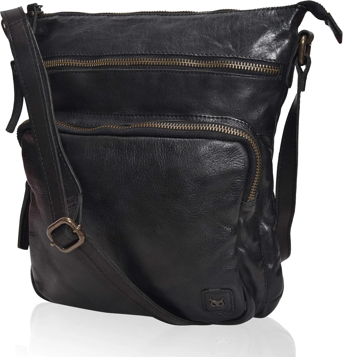 Real Leather Crossbody Bags Purses for Women Shoulder Handbags Crossover Handmade Stylish Trendy Pocketbook