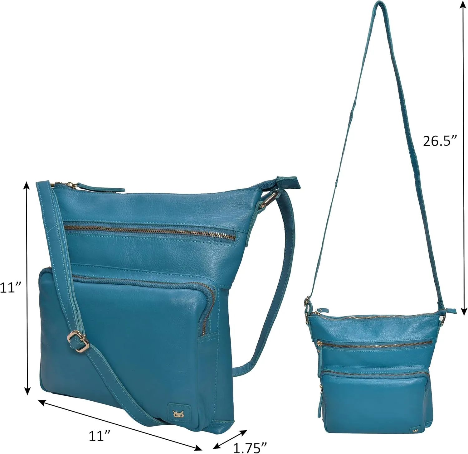 Real Leather Crossbody Bags Purses for Women Shoulder Handbags Crossover Handmade Stylish Trendy Pocketbook