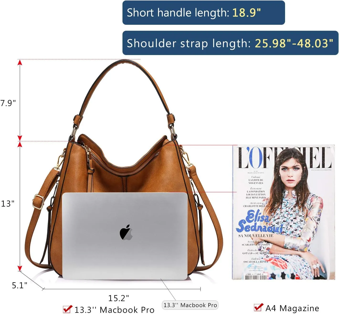 Realer Hobo Crossbody Bags for Women Designer Leather Hobo Handbags Retro Large Size Shoulder Bag Bucket Purse