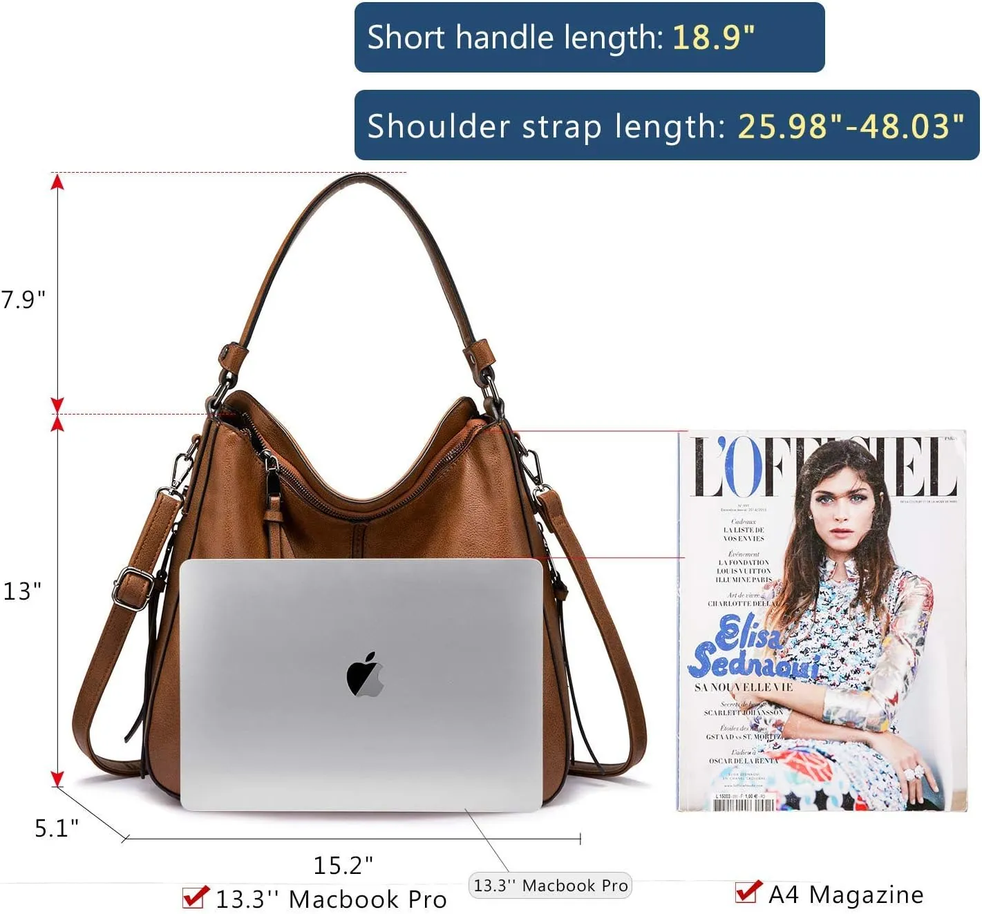 Realer Hobo Crossbody Bags for Women Designer Leather Hobo Handbags Retro Large Size Shoulder Bag Bucket Purse