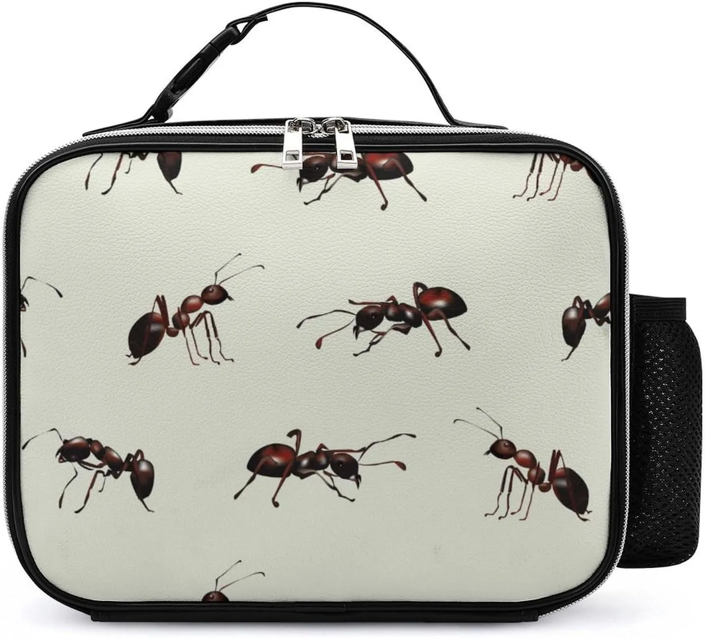 Realistic Ants Lunch Box for Men Reusable Lunch Bag Women Insulated Lunchbox Container Cooler