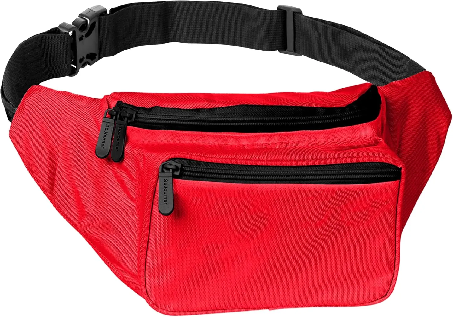 Red Fanny Pack Belt Bag I Mens Fanny Packs for Women Fashionable - Crossbody Bag Bum bag Waist Bag Waist Pack - Hands Free for Hiking, Running, Travel, Waterproof and more