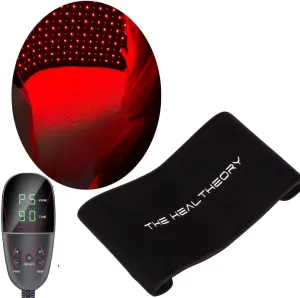Red Light Therapy for Body - Infrared Light Therapy Belt for Shoulder, Waist & Muscle Pain Relief - 660nm & 850nm Near Infrared Light Therapy with Timer & Remote Control