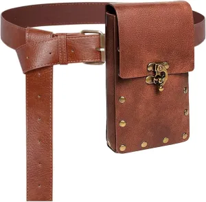 Renaissance Costume Accessory Retro Belt Pouch Steampunk Medieval Casual Waist Bag Gothic Festival Cosplay Halloween Sets