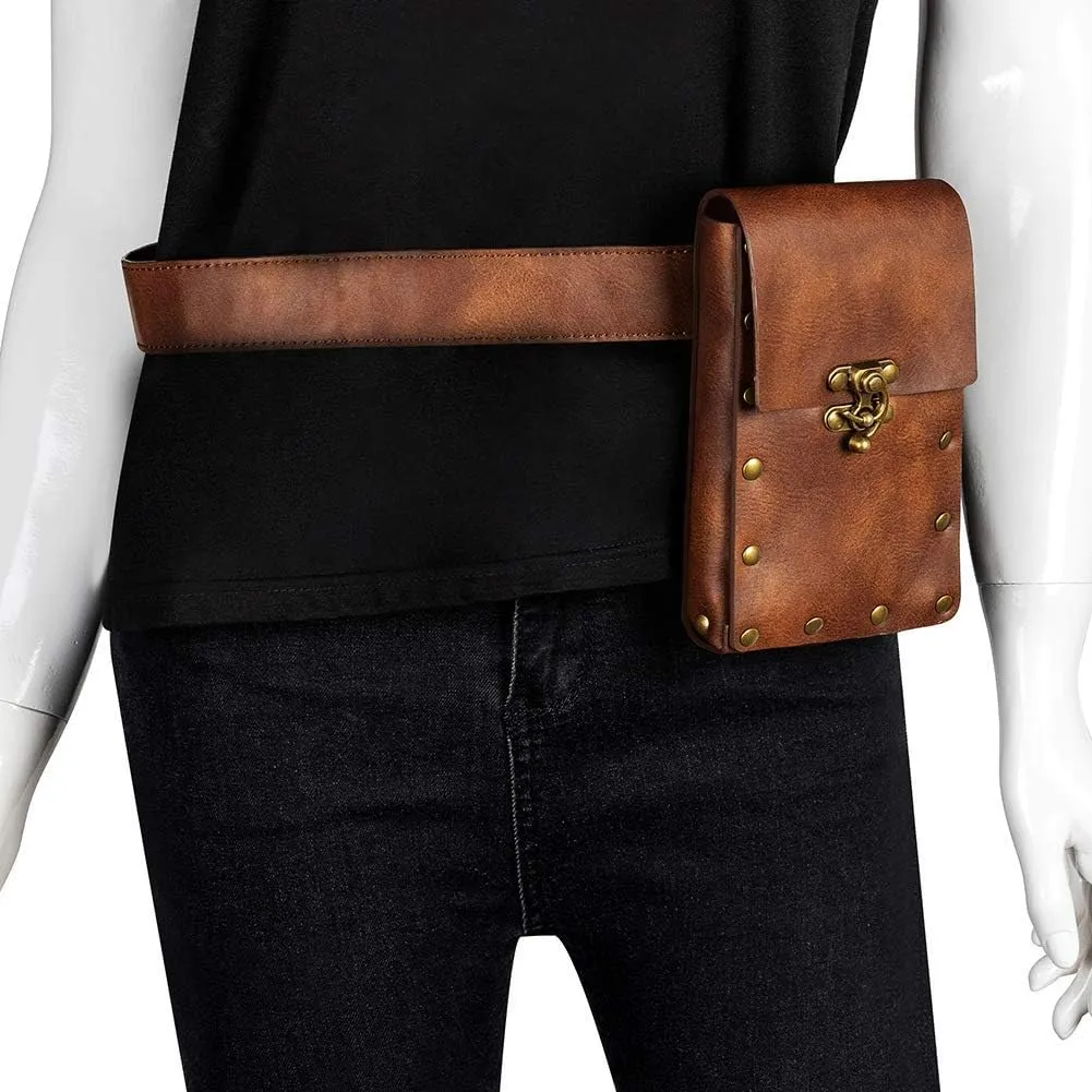 Renaissance Costume Accessory Retro Belt Pouch Steampunk Medieval Casual Waist Bag Gothic Festival Cosplay Halloween Sets