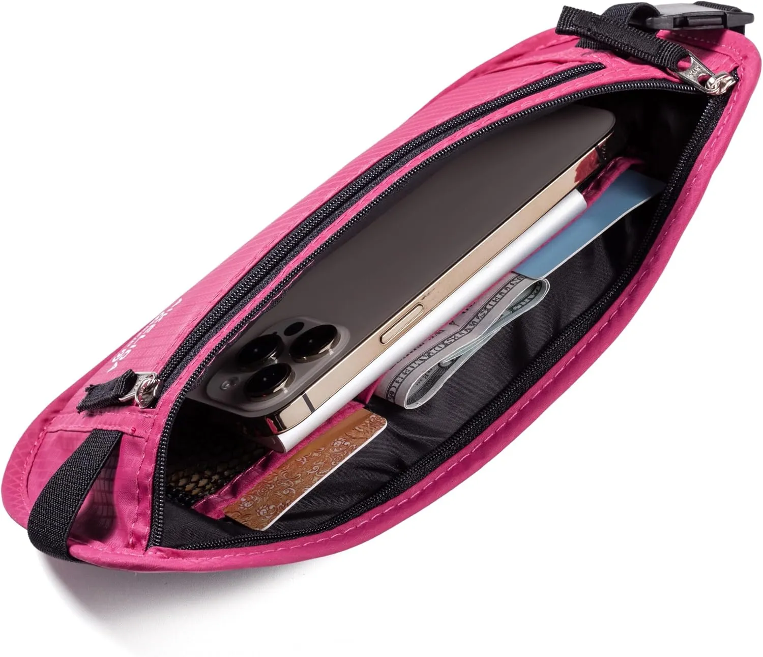 RFID Blocking Passport Holder - Money Belt & Travel Wallet, Travel Belt Bag Fanny Pack for Women