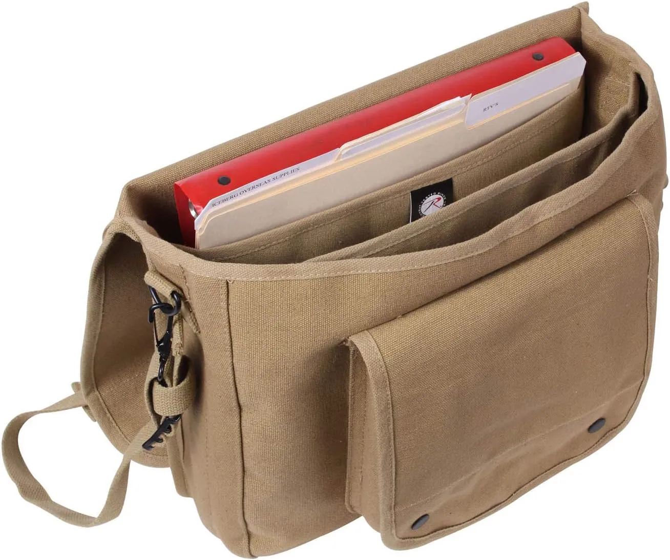 Rothco Canvas Israeli Paratrooper Crossbody Shoulder Bag