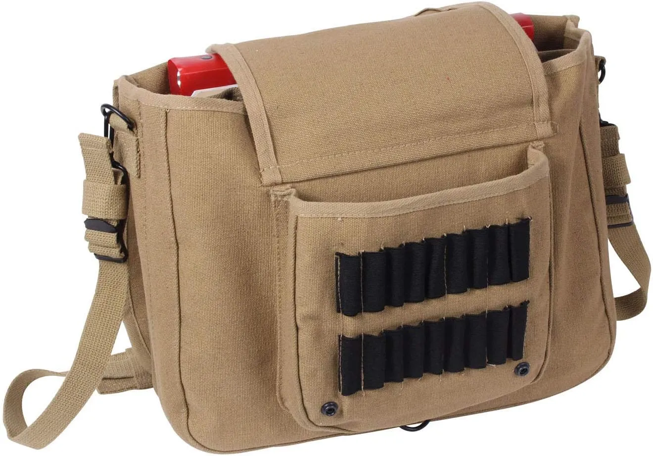 Rothco Canvas Israeli Paratrooper Crossbody Shoulder Bag