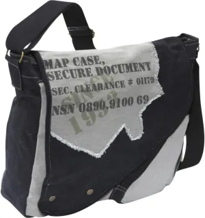 Rothco Vintage Canvas Two-Tone Imprinted Map Bag