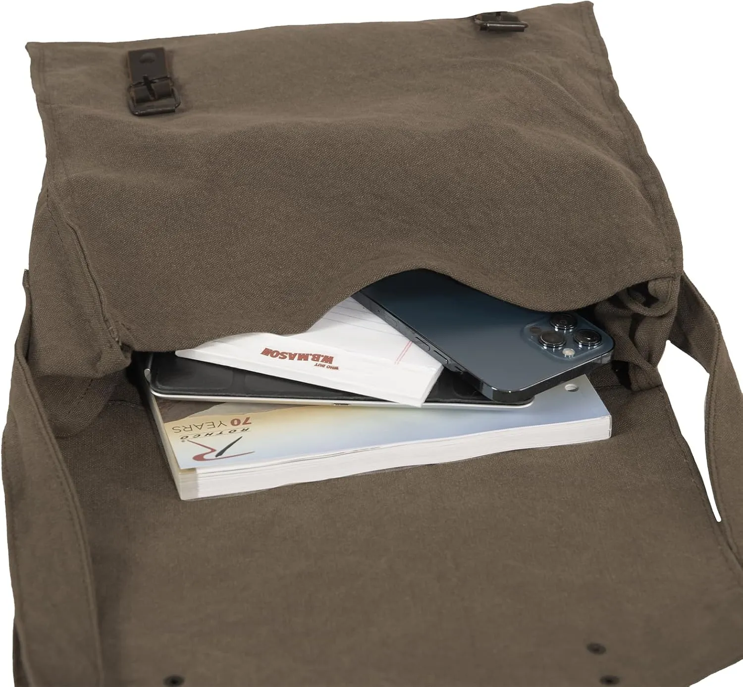 Rothco Vintage Medic Canvas Bag With Cross, Mens Crossbody Messenger Shoulder Bag