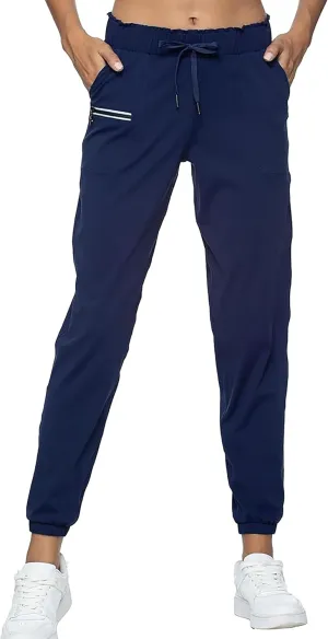 Rrosseyz Women Lightweight Joggers Pants with Pockets, Quick Dry Athletic Workout Soft Pant for Gym Running