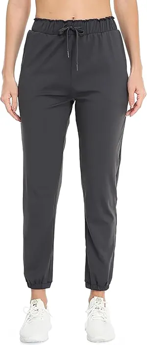 Rrosseyz Women Lightweight Joggers Pants with Pockets, Quick Dry Athletic Workout Soft Pant for Gym Running