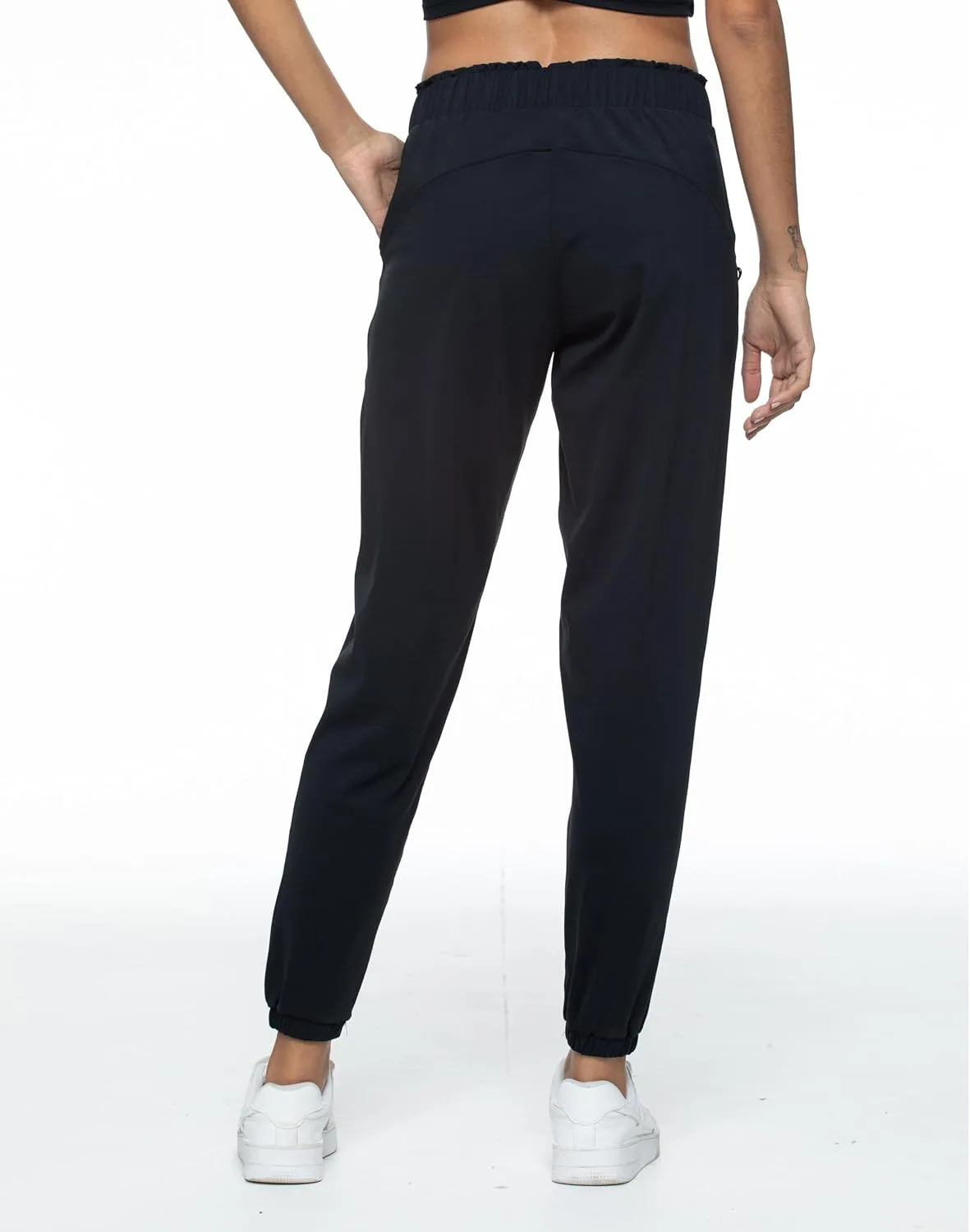Rrosseyz Women Lightweight Joggers Pants with Pockets, Quick Dry Athletic Workout Soft Pant for Gym Running