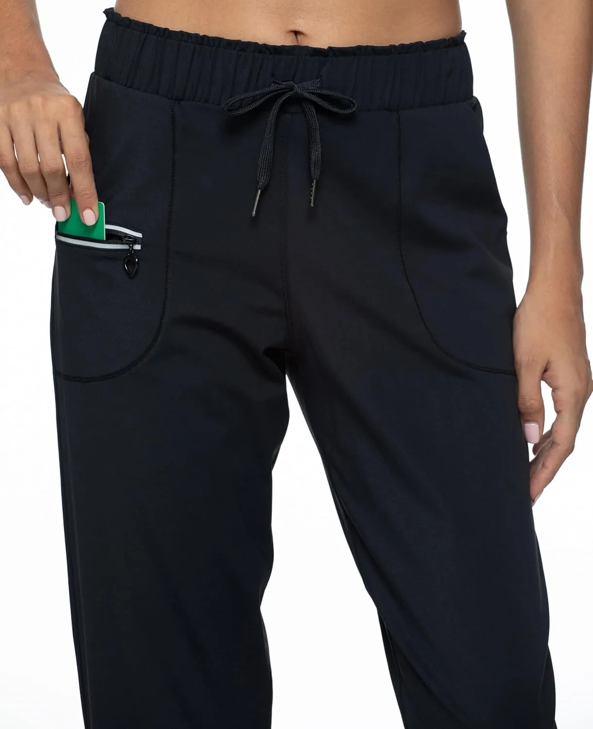 Rrosseyz Women Lightweight Joggers Pants with Pockets, Quick Dry Athletic Workout Soft Pant for Gym Running