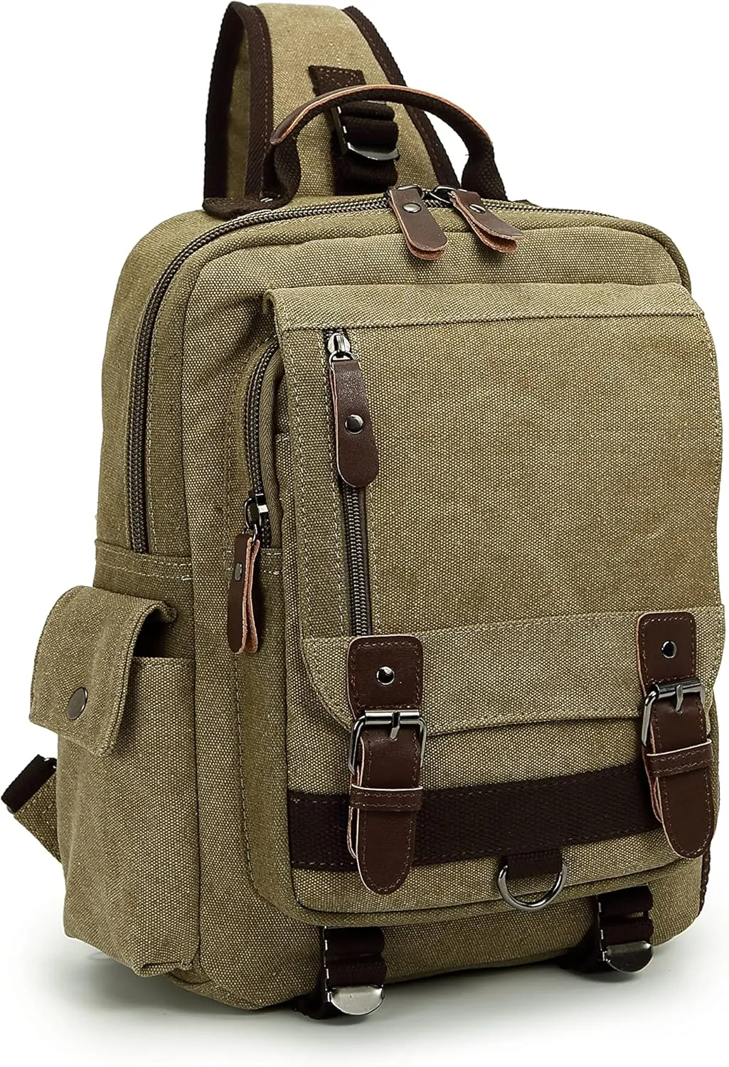 Sechunk Canvas Messenger Bag Sling Bag Crossbody Bag Shoulder Bag Retro Cross Body Handbags