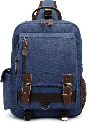 Sechunk Canvas Messenger Bag Sling Bag Crossbody Bag Shoulder Bag Retro Cross Body Handbags