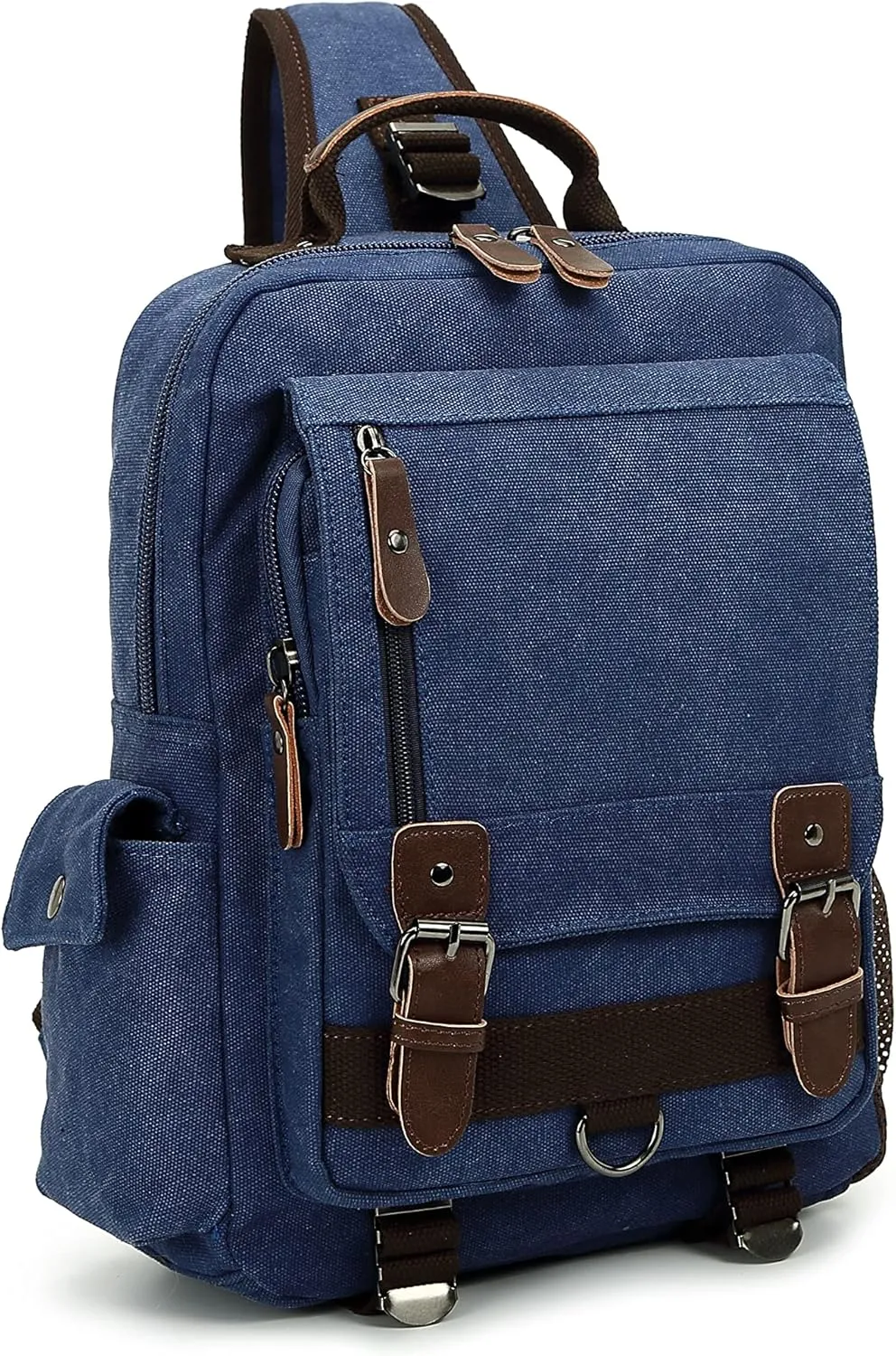 Sechunk Canvas Messenger Bag Sling Bag Crossbody Bag Shoulder Bag Retro Cross Body Handbags