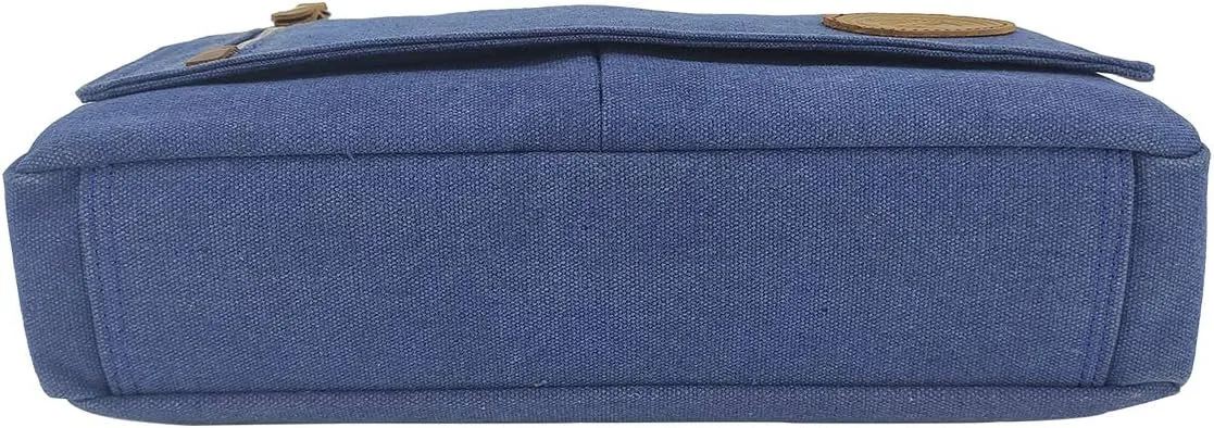 Sechunk Canvas Small Messenger Bag Vintage Shoulder bag Everyday Purse Crossbody bag for men women
