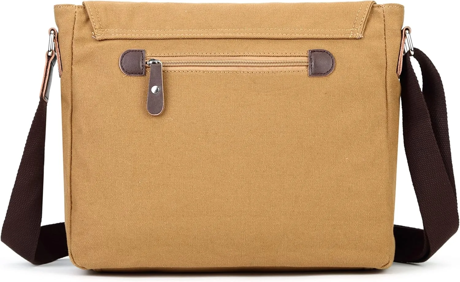 Sechunk Canvas Small Messenger Bag Vintage Shoulder bag Everyday Purse Crossbody bag for men women