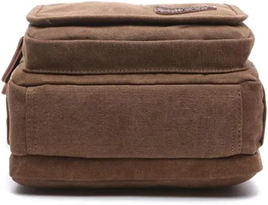 Sechunk Small Canvas Shoulder Bags Messenger Bag Travel Bag Business Bag Working Bag For Men Women