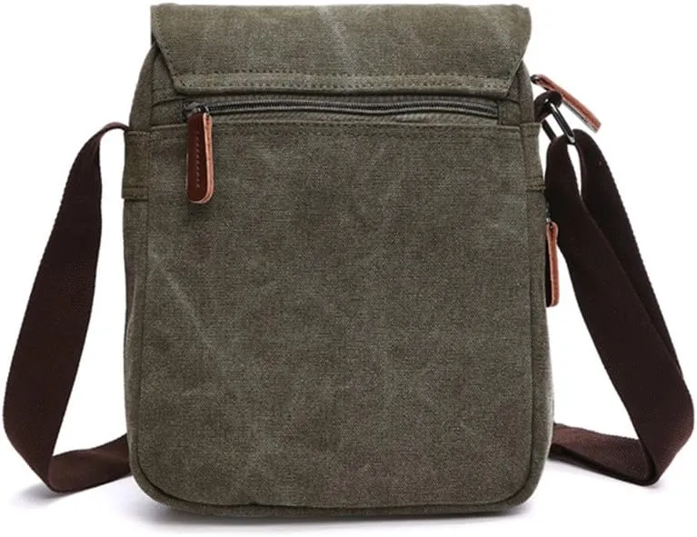 Sechunk Vintage Canvas Messenger Cross body bag Shoulder bag