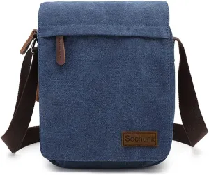 Sechunk Vintage Canvas Messenger Cross body bag Shoulder bag