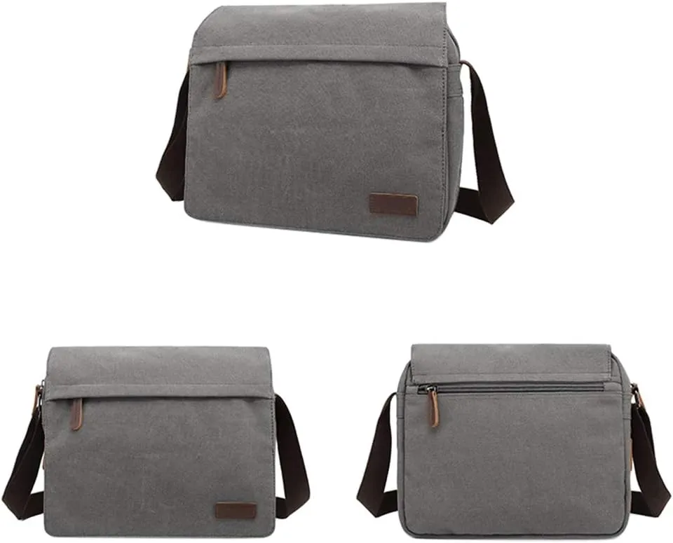 Sechunk Vintage Canvas Messenger Cross body bag Shoulder bag