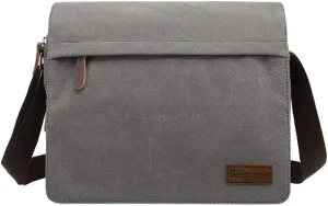 Sechunk Vintage Canvas Messenger Cross body bag Shoulder bag