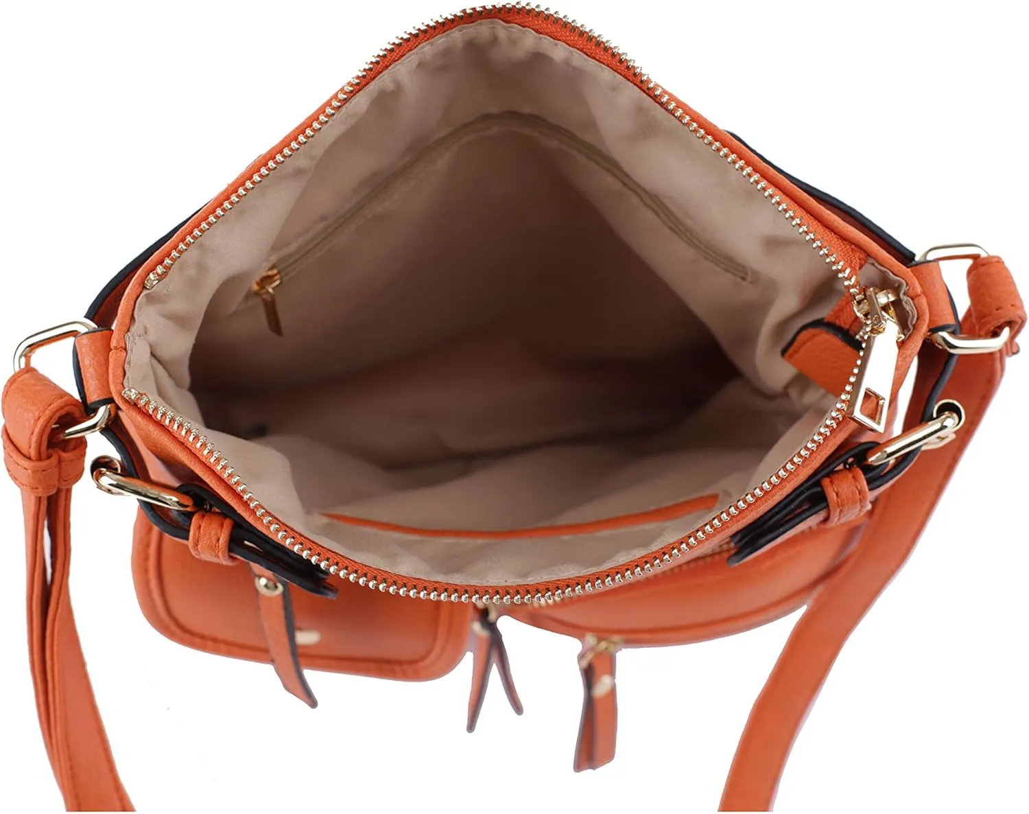 SG SUGU Katie Lightweight Medium Crossbody Bag Shoulder Bag with Multi Pocket for Women