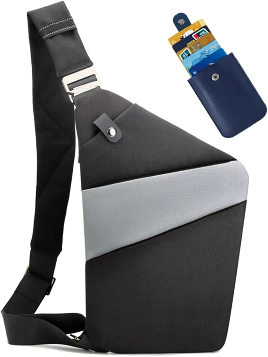 Slim Carry, The Slim Carry Sling Bag, Anti Theft Crossbody Bag Travel Personal Flex Bag for Men Women