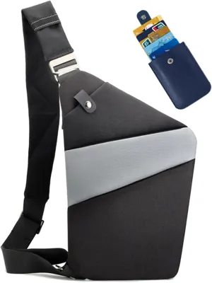 Slim Carry, The Slim Carry Sling Bag, Anti Theft Crossbody Bag Travel Personal Flex Bag for Men Women