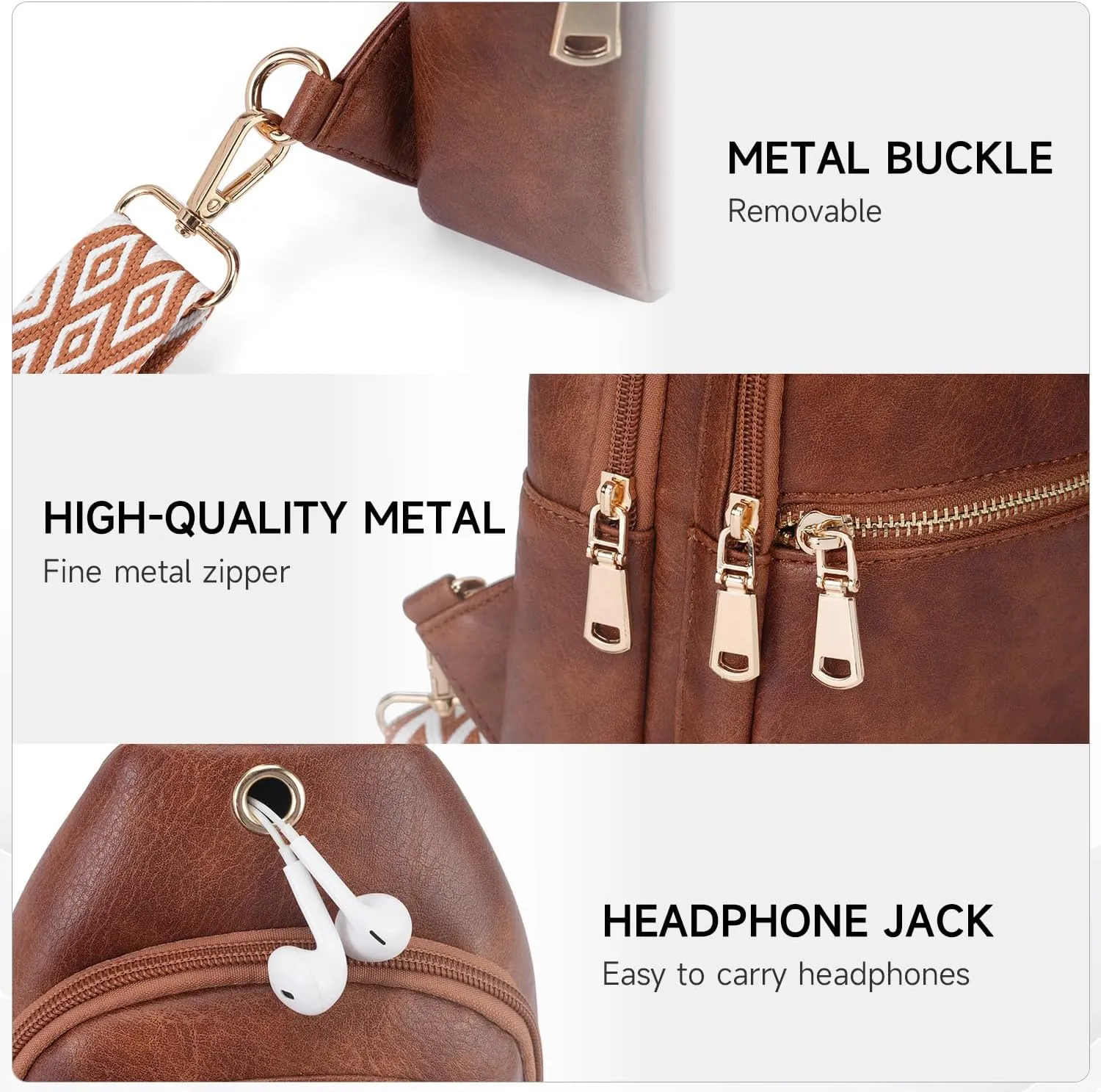 Sling Bag for Women Men Crossbody Tote Blet Bags Trendy Fanny Backpack Pack Travel Purse