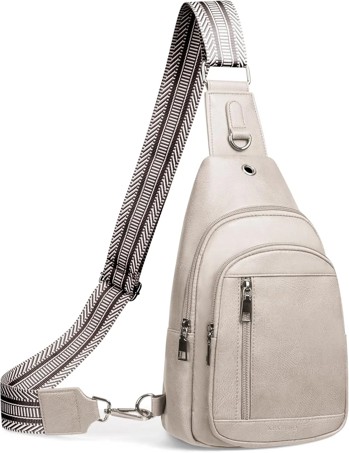 Sling Bag for Women PU Leather Sling Bag Small Crossbody Sling Backpack Multipurpose Chest Bag for Women Cycling