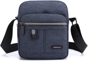 Small Canvas Crossbody Bag for Men,Small Shoulder Bag, Mini Messenger Bag for Cell Phone, Portable mobile phone coin bag