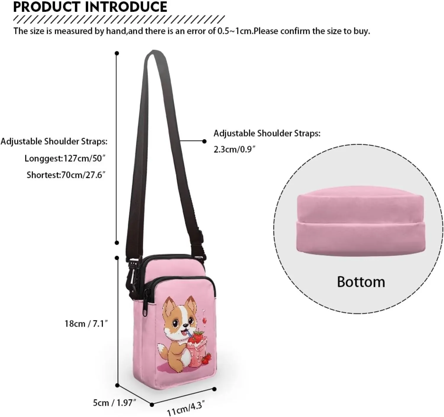 Small Crossbody Purse for Adults Kids Sling Flight Bag