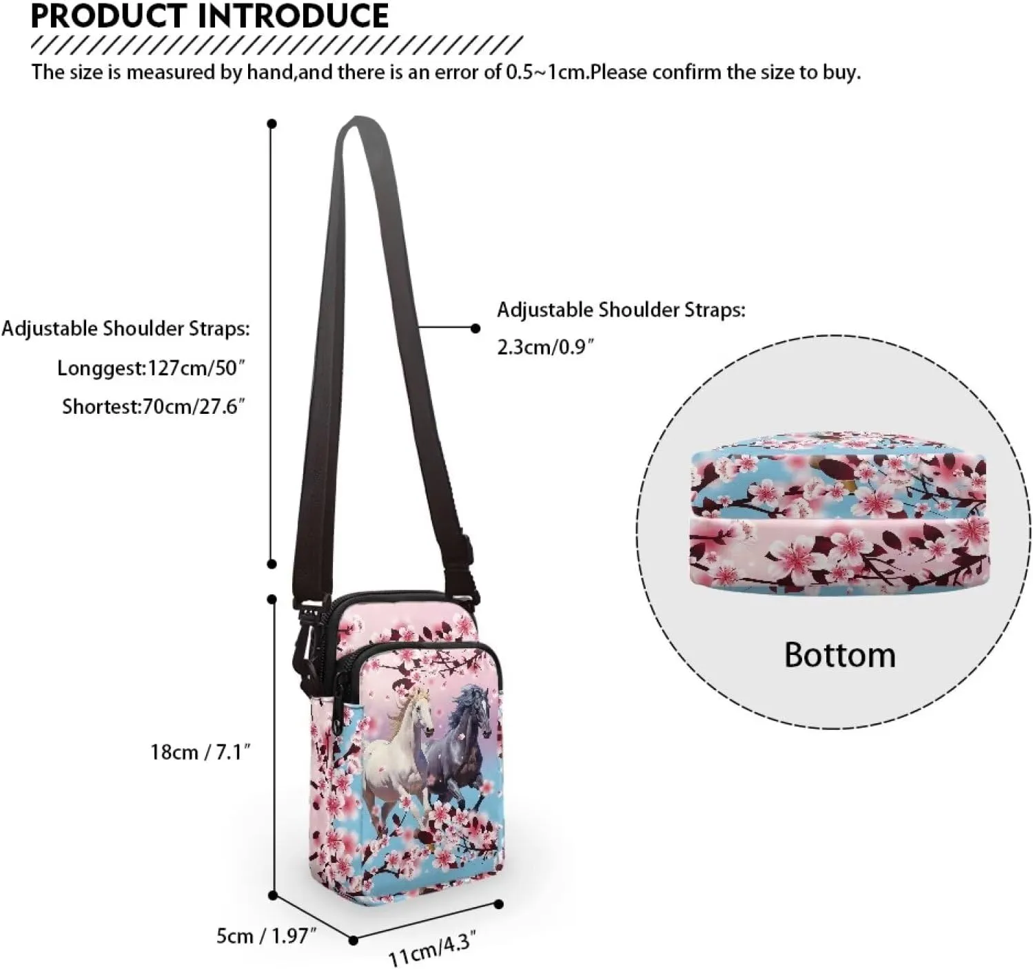 Small Crossbody Purse for Adults Kids Sling Flight Bag