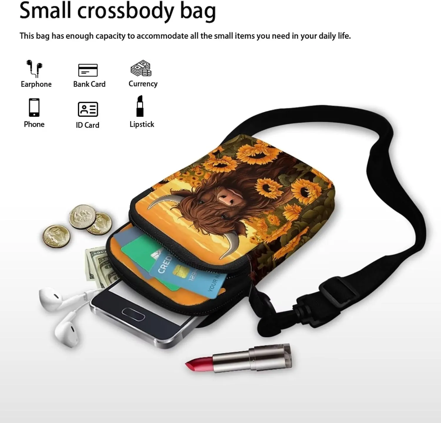 Small Crossbody Purse for Women Kids Shoulder Messenger Bag