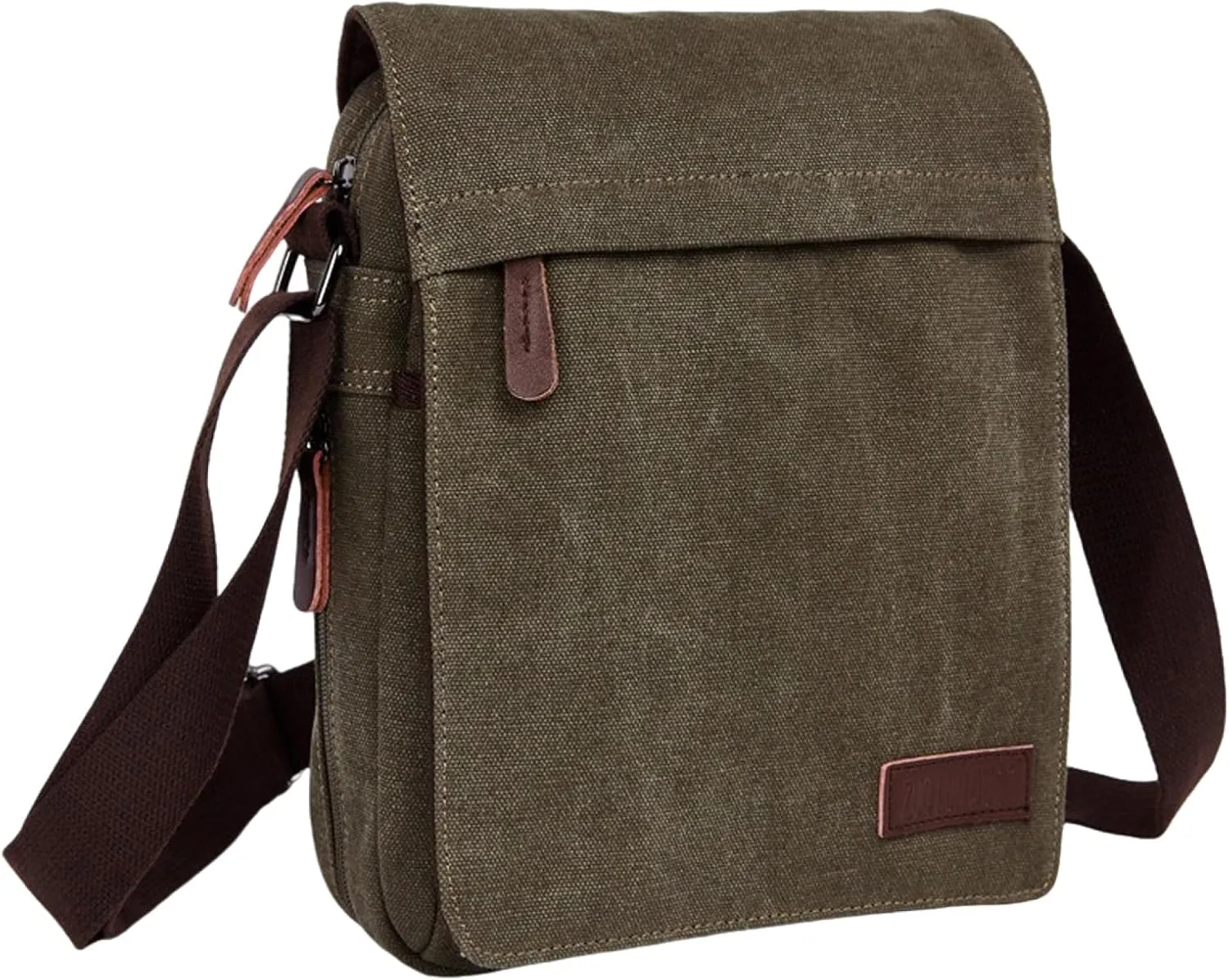 Small retro canvas messenger men's crossbody bag and shoulder bag