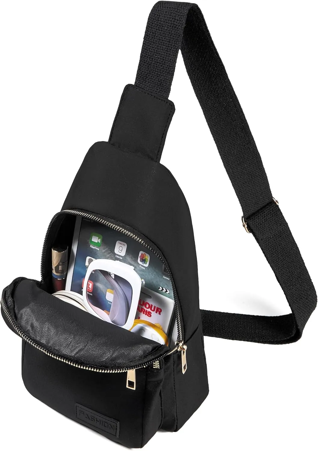 Small Sling Backpack Crossbody Sling Bag, Chest Bag Daypack Fanny Pack Cross Body Bag for Outdoors Hiking Traveling