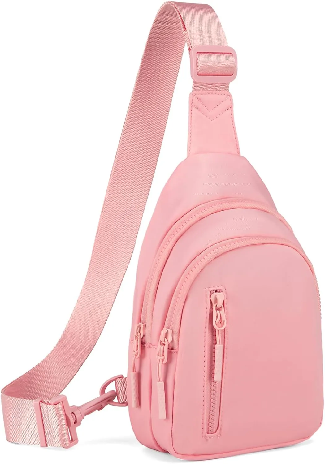 Small Sling Bag Crossbody Bag for Women with 4 Pockets Cross Body Fanny Pack Womens Chest Bag for Outdoors Traveling
