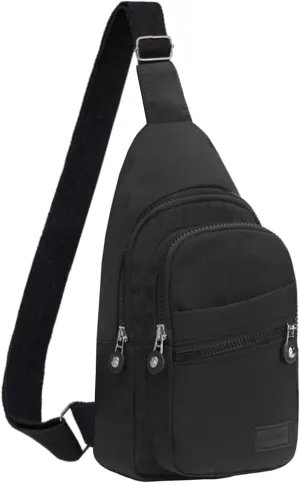 Small Sling Bag Crossbody Sling Backpack for Women, Chest Bag Daypack Fanny Pack Cross Body Bag for Hiking Traveling Outdoors