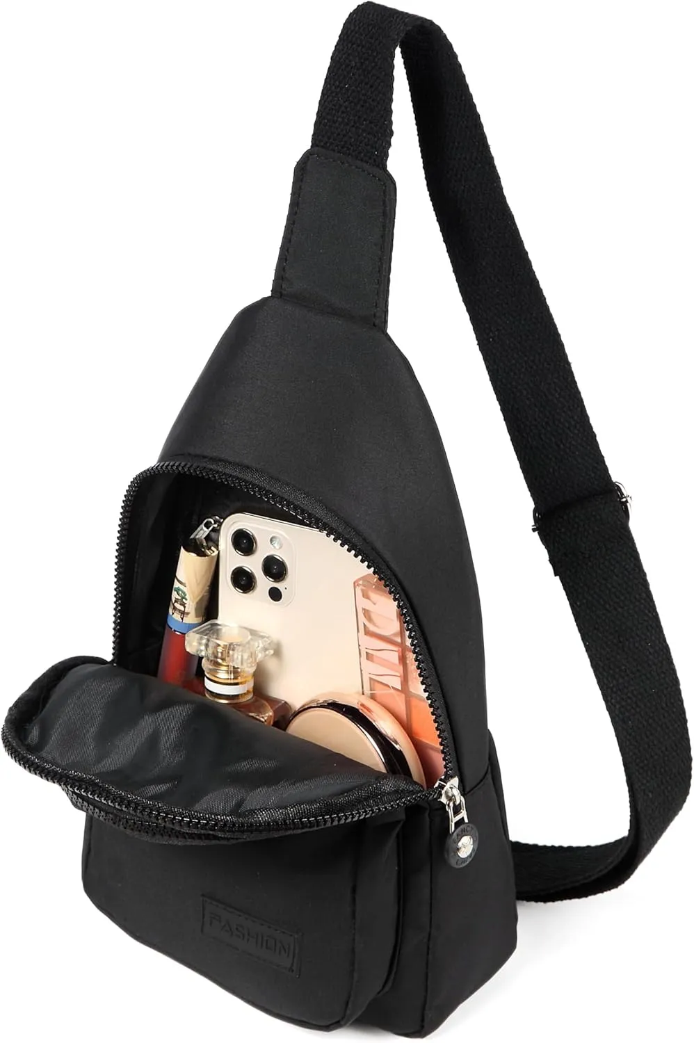 Small Sling Bag Crossbody Sling Backpack for Women, Chest Bag Daypack Fanny Pack Cross Body Bag for Hiking Traveling Outdoors