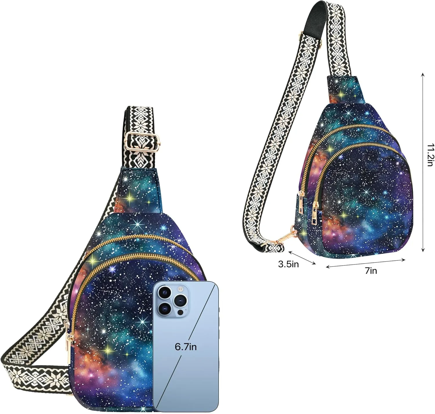 Small Sling Bag for Women Leather Crossbody Bags Sling Backpack for Outdoor Travel