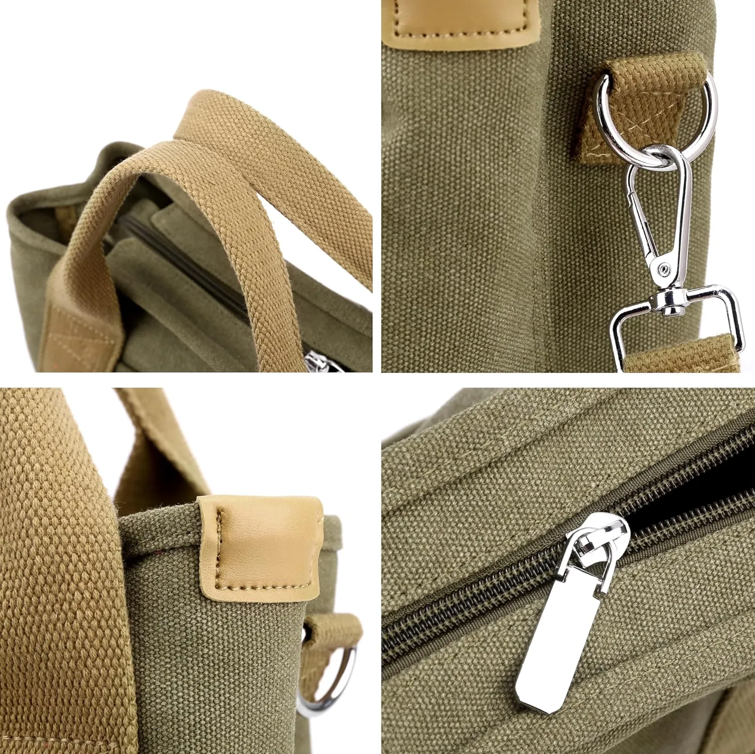Small Tote Bag with Zipper Tote Bag for Women Canvas Crossbody Bag Shoulder Bag Satchel Hobo Bag Messenger Bag 2025