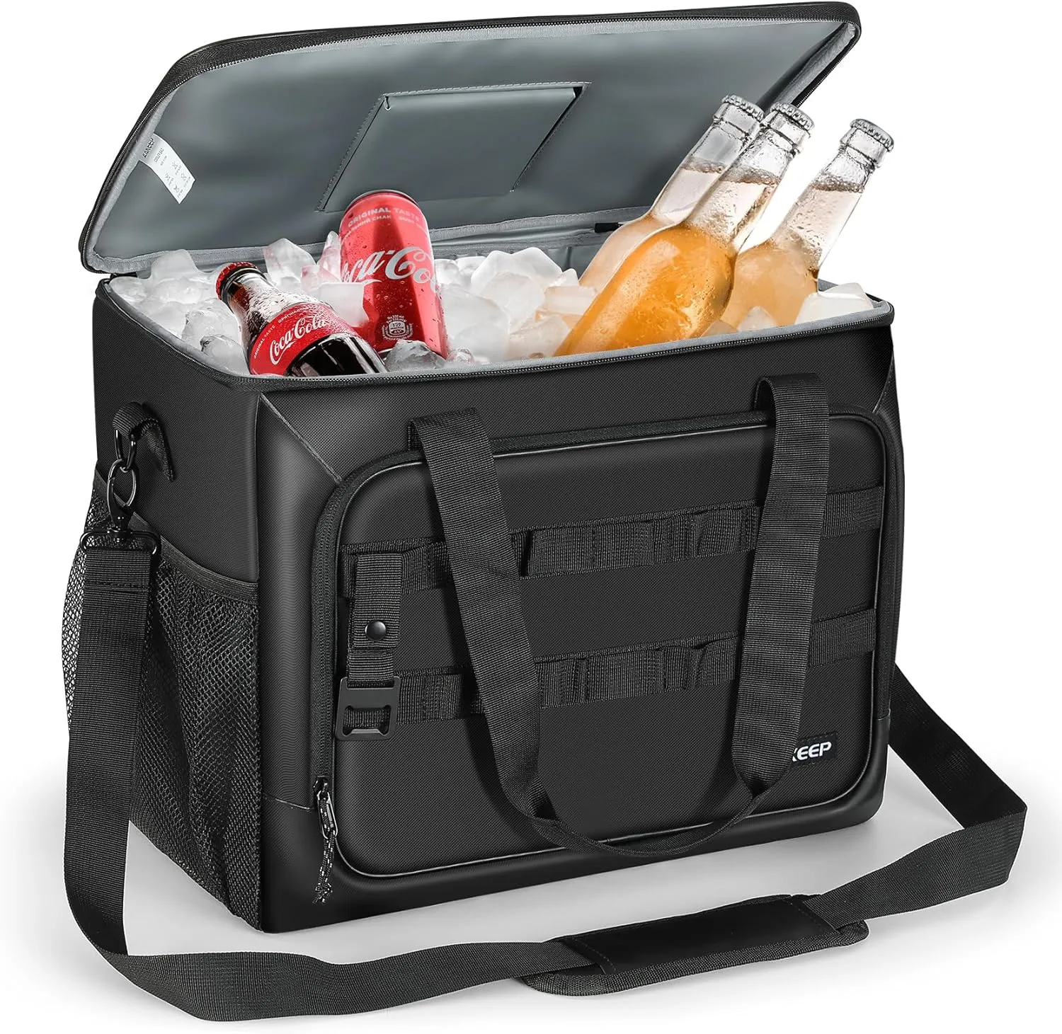 Soft Cooler Bag, Large Leakproof Beach Cooler, Collapsible Cooler with Adjustable Shoulder Straps, Ice Chest, Portable Insulated Bag Camping Cooler for Travel＆Camping＆Picnic