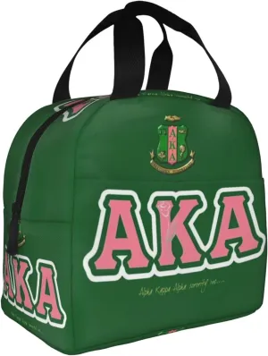 Sorority Gifts Lunch Box Reusable Tote Bag Large Capacity Cooler Bags For Women Men Office Work Picnic Society Gifts