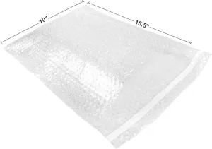 StarBoxes 25 Bubble Out Bags 10x15.5" Wrap Pouches Envelopes Self-Sealing